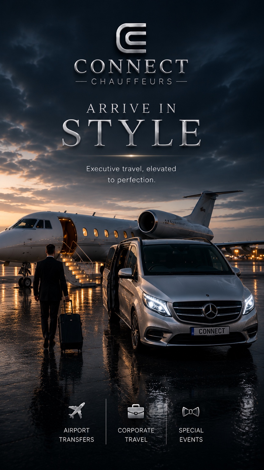 Connect Chauffeurs airport and VIP travel