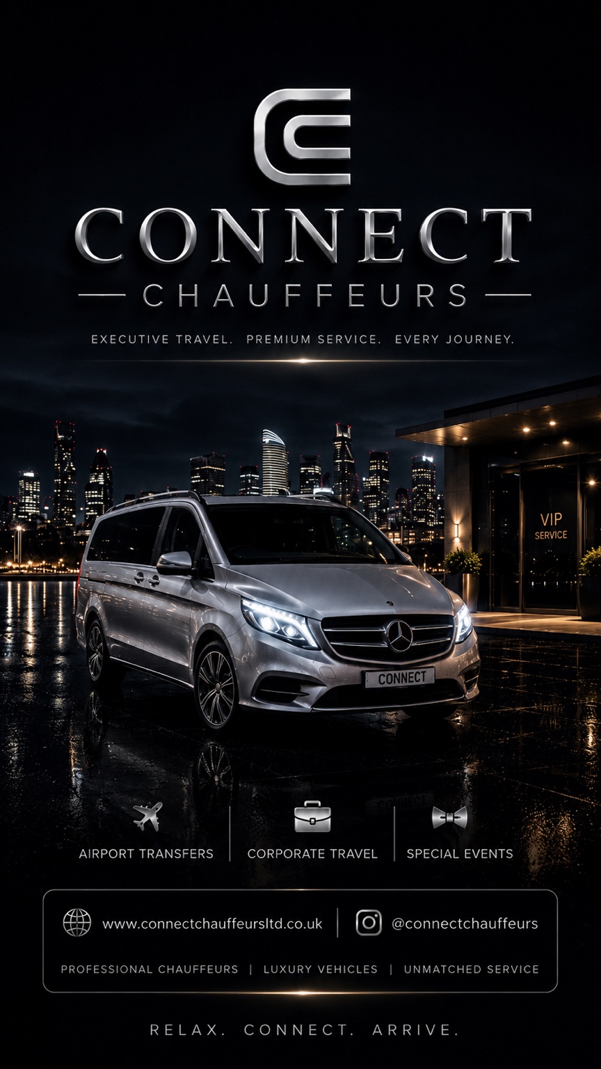 Connect Chauffeurs VIP chauffeur service