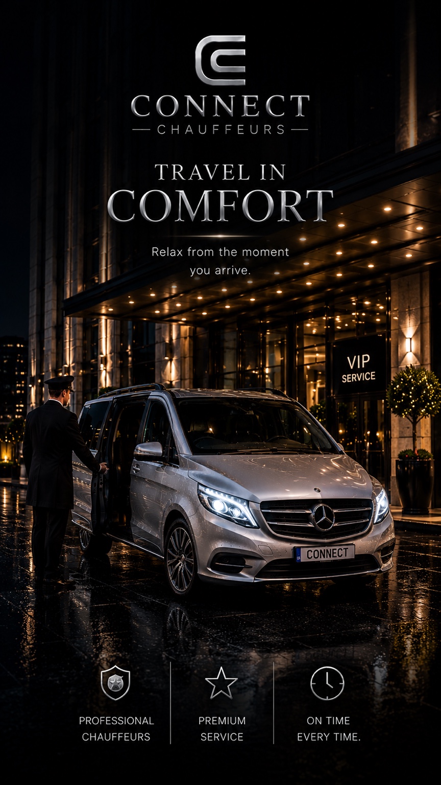Connect Chauffeurs corporate travel service